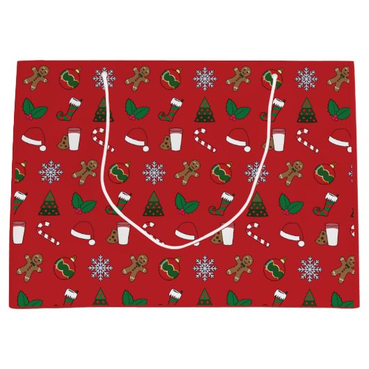 Elegant- en cute-feestsymbolen groot cadeauzakje (Voorkant)