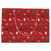 Elegant- en cute-feestsymbolen groot cadeauzakje (Achterkant)