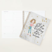 Elegant en Cute Lady | Girl Boss | Grijs Planner (Display)