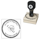 ELEGANT EN EENVOUDIG | Aangepaste zakelijke Logo Rubberstempel (Gestempeld)