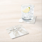 Elegant en eenvoudig boegthema kartonnen onderzetters (Insitu)