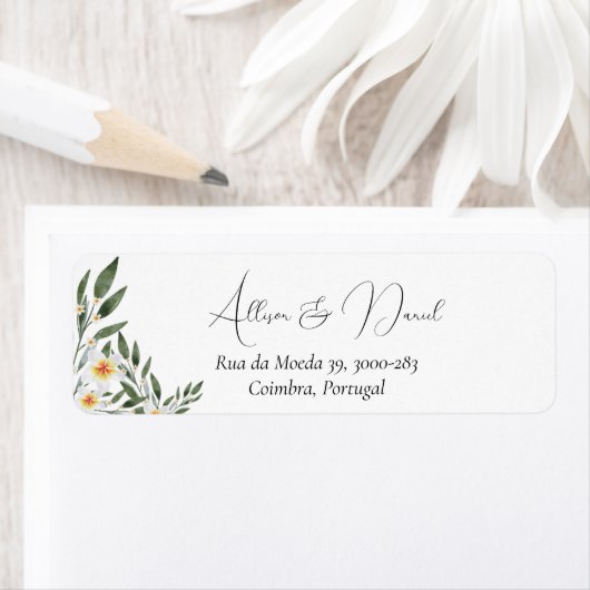 Elegant en Eenvoudig etiket van het de terugkeerad (Insitu)