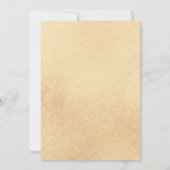 Elegant en eenvoudig Huwelijk Monogram Bruiloft Kaart (Achterkant)