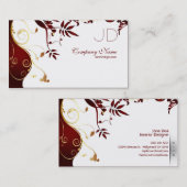 Elegant en eenvoudig intern ontwerp visitekaartje (Voorkant / Achterkant)