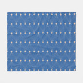 Elegant en eenvoudig Kerstmis Fleece Deken (Voorkant (Horizontaal))