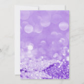 ELEGANT EN EENVOUDIG LAVENDER BOKEH BIRTHDAG KAART (Achterkant)