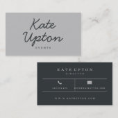 Elegant en eenvoudig visitekaartje (Voorkant / Achterkant)