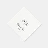 Elegant en eenvoudig | Weddenschap Servet (Hoek)