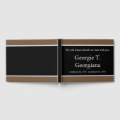 Elegant en eenvoudige condoleances uit het Guestbo Gastenboek (Volledig)