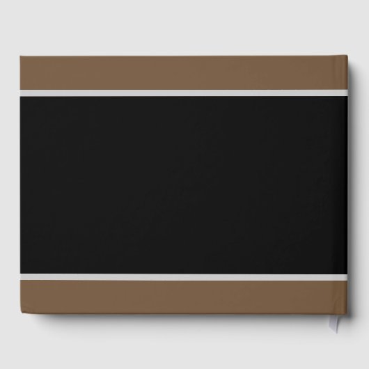 Elegant en eenvoudige condoleances uit het Guestbo Gastenboek (Achterkant)