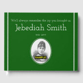 Elegant en eenvoudige condoleances uit het Guestbo Gastenboek (Voorkant)