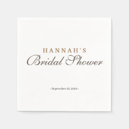 Elegant en esthetisch gouden en zilveren Vrijgezel Servet