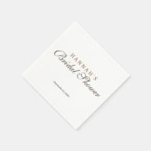 Elegant en esthetisch gouden en zilveren Vrijgezel Servet (Hoek)