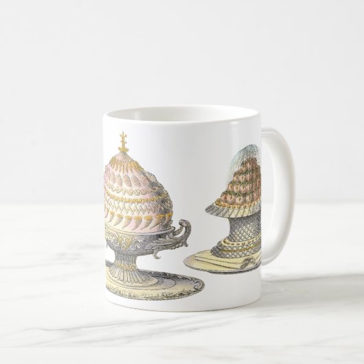 Elegant en Fancy  Franse bakkerijkoeken Koffiemok (Voorkant rechts)