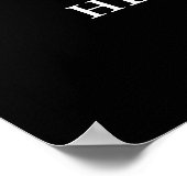 Elegant en formeel script afstudeerwelkom poster (Hoek)