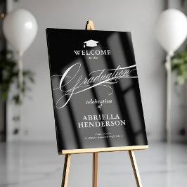 Elegant en formeel script Afstuderen Acryl Bord