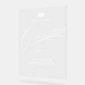 Elegant en formeel scriptie afstuderen acryl bord (Hoek)