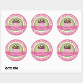 Elegant en Fun Bakery Box Stickers (Vel)