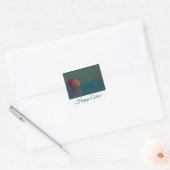 Elegant en Fun Easter Egg Holiday Square Sticker (Envelop)