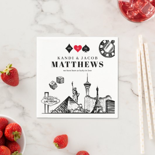 Elegant en Fun Las Vegas Wedding Servet (Insitu)