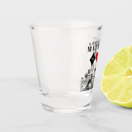 Elegant en Fun Las Vegas Wedding Shot Glas (Links)