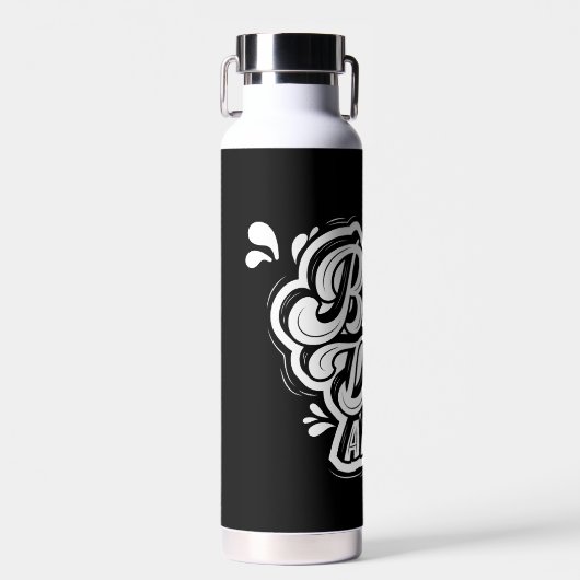 Elegant en functioneel flesontwerp waterfles (Voorkant)