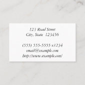 Elegant en gewoon kinderarts Visitekaartje (Achterkant)