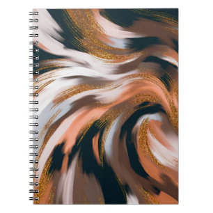 Elegant en glamoureus. Natuurlijk kleurenpalet Notitieboek