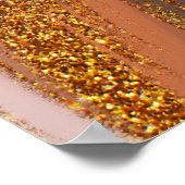 Elegant en glamoureus. Natuurlijk kleurenpalet Poster (Hoek)