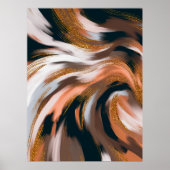 Elegant en glamoureus. Natuurlijk kleurenpalet Poster (Voorkant)