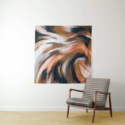 Elegant en glamoureus. Natuurlijk kleurenpalet Wandkleed (In situ)