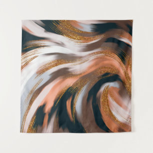 Elegant en glamoureus. Natuurlijk kleurenpalet Wandkleed