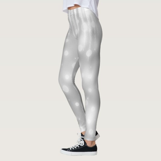 Elegant en Glitzy Grey/Grey Sparkle Leggings (Links)