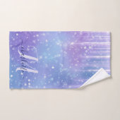 Elegant en Glitzy Paars Bad Handdoek (Handdoek)