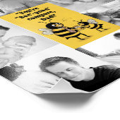 Elegant en grappig papa Fotocollage Poster (Hoek)