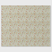 Elegant en grillig bloemmotief. cadeaupapier (Vlak)