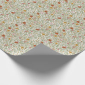 Elegant en grillig bloemmotief. cadeaupapier (Hoek)