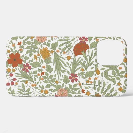 Elegant en grillig bloemmotief. Case-Mate iPhone case (Achterkant (horizontaal))