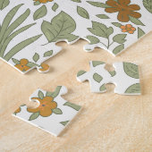 Elegant en grillig bloemmotief. legpuzzel (Zijkant)