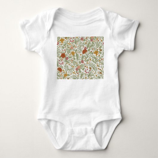 Elegant en grillig bloemmotief. romper (Voorkant)