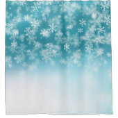 Elegant en heerlijk kerstsnowflakes | Gordijn (Voorkant)