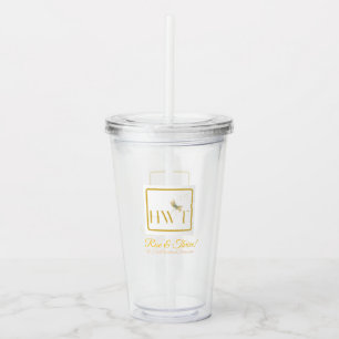 Elegant en Inspirerend HWT Gold Collectie Acryl Drinkbeker
