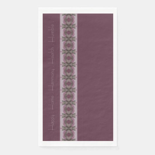 Elegant en inspirerend Paars Servet (Voorkant)