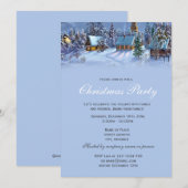 Elegant en klassiek kerstfeest kaart (Voorkant / Achterkant)