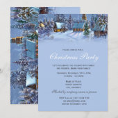 Elegant en klassiek kerstfeest kaart (Voorkant / Achterkant)