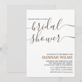 Elegant en klassiek minimalistisch Vrijgezellenfee Kaart (Voorkant / Achterkant)