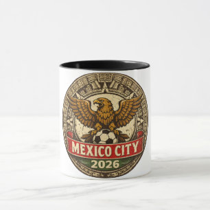 Elegant en Luxe Mexico City - Aztec Eagle Kunst Mok