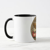 Elegant en Luxe Mexico City - Aztec Eagle Kunst Mok (Links)