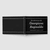 Elegant en minimaal begrafenisboeg gastenboek (Volledig)