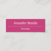 Elegant en minimaal paralegaal Visitekaartje (Voorkant)